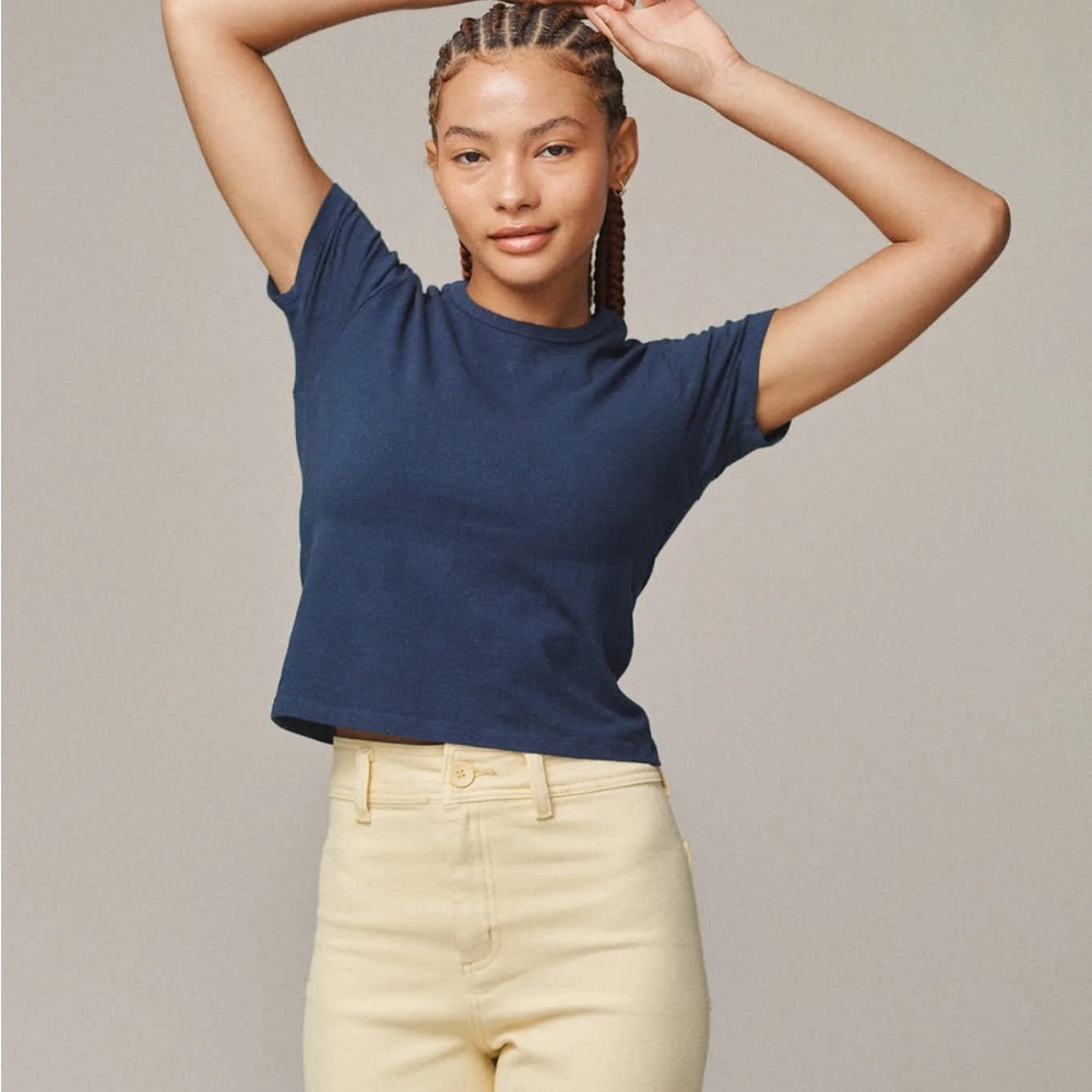 Jungmaven Navy Tiny Tee